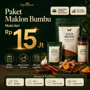 paket maklon bumbu 15jt
