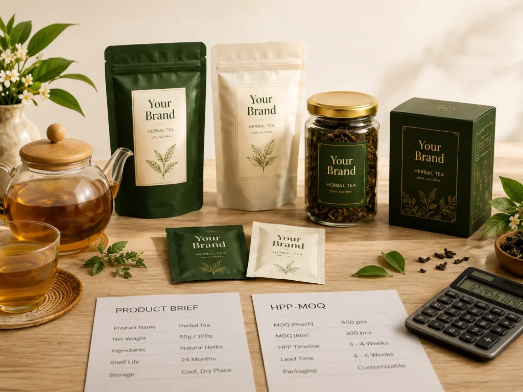 jasa maklon teh herbal jenis produk, proses, dan legalitas