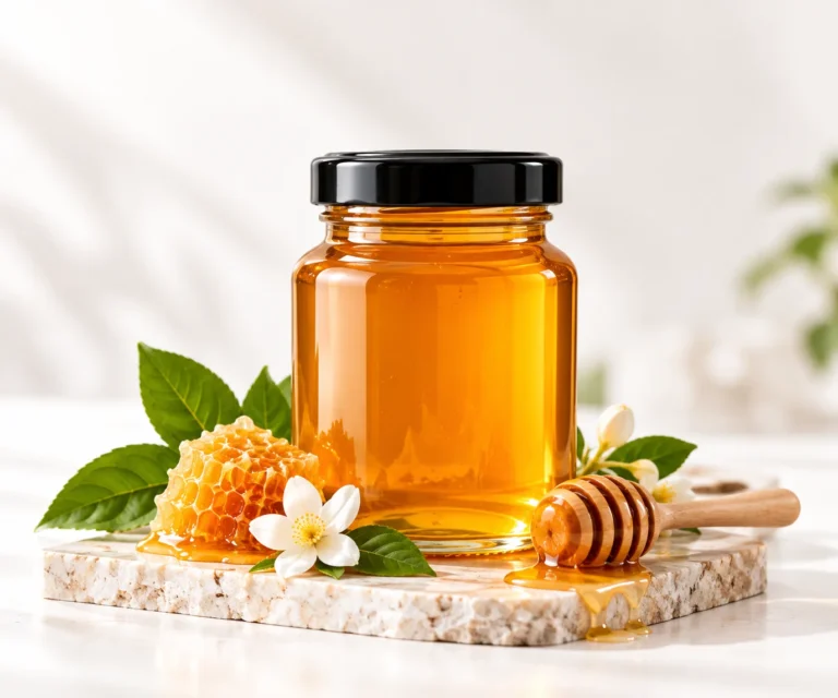 golden honey still life