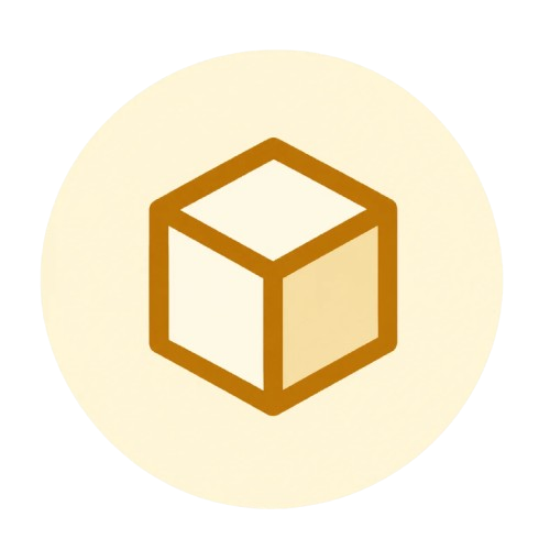 minimal amber cube badge removebg preview