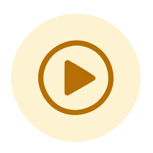 warm amber play button badge removebg preview